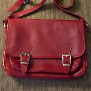 Red Purse. Never used. Handmade in Italy 🇮🇹